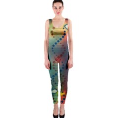 Flower Dna One Piece Catsuit by RobLilly