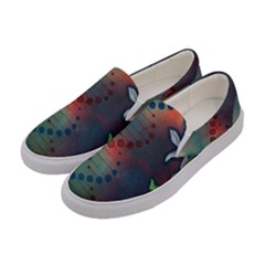 Flower Dna Women s Canvas Slip Ons by RobLilly