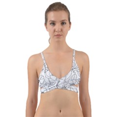 Contemporary Nature Seamless Pattern Wrap Around Bikini Top by BangZart