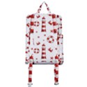 Nautical seamless pattern Buckle Everyday Backpack View3