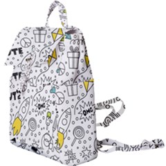 Set Cute Colorful Doodle Hand Drawing Buckle Everyday Backpack by BangZart