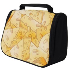 Cheese Slices Seamless Pattern Cartoon Style Full Print Travel Pouch (big) by BangZart