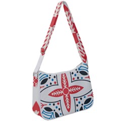 Motif Zip Up Shoulder Bag by Sobalvarro