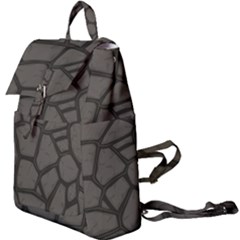 Cartoon Gray Stone Seamless Background Texture Pattern Buckle Everyday Backpack by BangZart