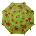 Seamless background with watermelon slices Hook Handle Umbrellas (Small) View1