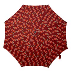 Chili Pattern Red Hook Handle Umbrellas (small) by BangZart