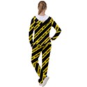 Warning Colors Yellow And Black - Police No Entrance 2 Women s Tracksuit View2