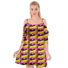 Haha - Nelson Pointing Finger At People - Funny Laugh Cutout Spaghetti Strap Chiffon Dress by DinzDas
