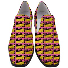 Haha - Nelson Pointing Finger At People - Funny Laugh Women Slip On Heel Loafers by DinzDas