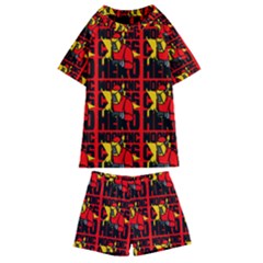 Working Class Hero - Welders And Other Handymen Are True Heroes - Work Kids  Swim Tee And Shorts Set by DinzDas