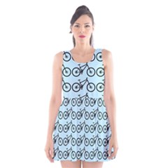 Mountain Bike - Mtb - Hardtail And Dirt Jump Scoop Neck Skater Dress by DinzDas