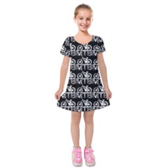 Mountain Bike - Mtb - Hardtail And Dirt Jump 2 Kids  Short Sleeve Velvet Dress by DinzDas