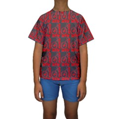 015 Mountain Bike - Mtb - Hardtail And Downhill Kids  Short Sleeve Swimwear by DinzDas