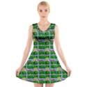 Game Over Karate And Gaming - Pixel Martial Arts V-Neck Sleeveless Dress View1