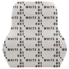 White And Nerdy - Computer Nerds And Geeks Car Seat Back Cushion  by DinzDas