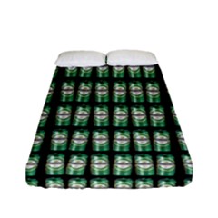 Beverage Cans - Beer Lemonade Drink Fitted Sheet (full/ Double Size) by DinzDas