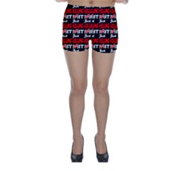 Just Killing It - Silly Toilet Stool Rocket Man Skinny Shorts by DinzDas