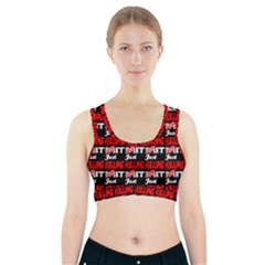Just Killing It - Silly Toilet Stool Rocket Man Sports Bra With Pocket by DinzDas