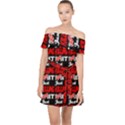 Just Killing It - Silly Toilet Stool Rocket Man Off Shoulder Chiffon Dress View1