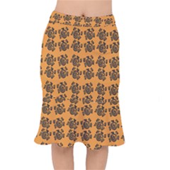 Inka Cultur Animal - Animals And Occult Religion Short Mermaid Skirt by DinzDas