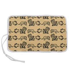 Inka Cultur Animal - Animals And Occult Religion Pen Storage Case (m) by DinzDas
