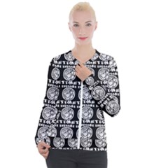 Inka Cultur Animal - Animals And Occult Religion Casual Zip Up Jacket by DinzDas