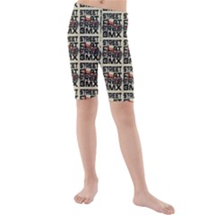 Bmx And Street Style - Urban Cycling Culture Kids  Mid Length Swim Shorts by DinzDas