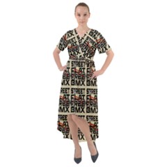 Bmx And Street Style - Urban Cycling Culture Front Wrap High Low Dress by DinzDas
