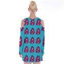 Little Devil Baby - Cute And Evil Baby Demon Velvet Long Sleeve Shoulder Cutout Dress View2