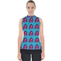 Little Devil Baby - Cute And Evil Baby Demon Mock Neck Shell Top View1