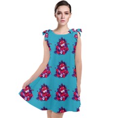 Little Devil Baby - Cute And Evil Baby Demon Tie Up Tunic Dress by DinzDas
