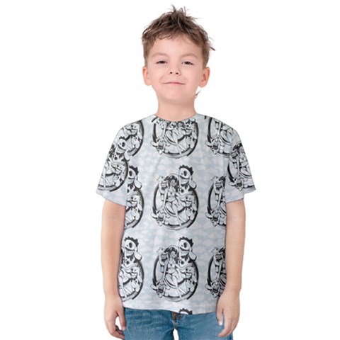 Monster Party - Hot Sexy Monster Demon With Ugly Little Monsters Kids  Cotton Tee by DinzDas