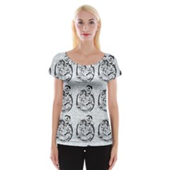 Monster Party - Hot Sexy Monster Demon With Ugly Little Monsters Cap Sleeve Top by DinzDas