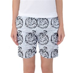 Monster Party - Hot Sexy Monster Demon With Ugly Little Monsters Women s Basketball Shorts by DinzDas