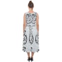 Monster Party - Hot Sexy Monster Demon With Ugly Little Monsters Midi Tie-Back Chiffon Dress View2