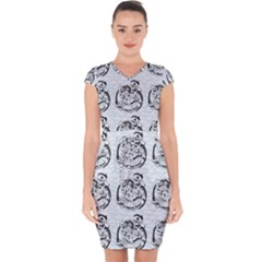Monster Party - Hot Sexy Monster Demon With Ugly Little Monsters Capsleeve Drawstring Dress  by DinzDas