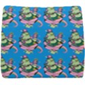 Monster And Cute Monsters Fight With Snake And Cyclops Seat Cushion View1
