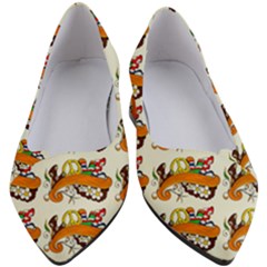 Love And Flowers And Peace Fo All Hippies Women s Block Heels  by DinzDas