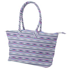Pastel Lines, Bars Pattern, Pink, Light Blue, Purple Colors Canvas Shoulder Bag by Casemiro