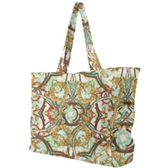 Multicolored Modern Collage Print Simple Shoulder Bag by dflcprintsclothing