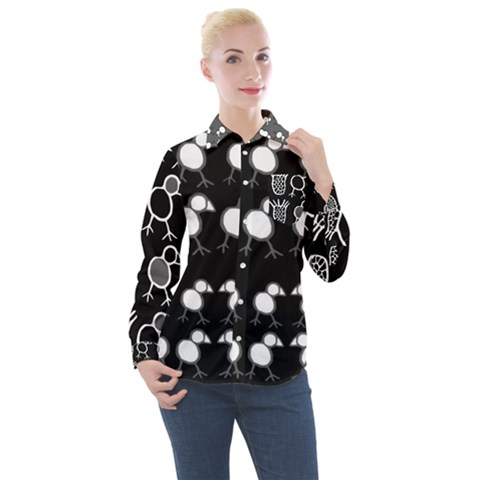 Inaugural Women s Long Sleeve Pocket Shirt by chickenpineaps