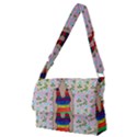 Tan Swimmer Flowerwall Full Print Messenger Bag (M) View1