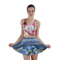 Floral Nature Mini Skirt by Sparkle