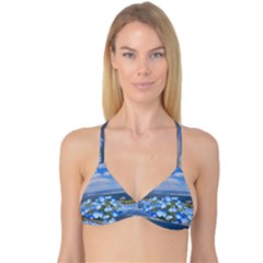 Floral Nature Reversible Tri Bikini Top by Sparkle