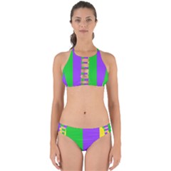 New Orleans Carnival Colors Mardi Gras Perfectly Cut Out Bikini Set by yoursparklingshop