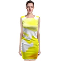 Golden Yellow Rose Classic Sleeveless Midi Dress by Janetaudreywilson
