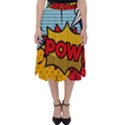 Pow Word Pop Art Style Expression Vector Classic Midi Skirt View1