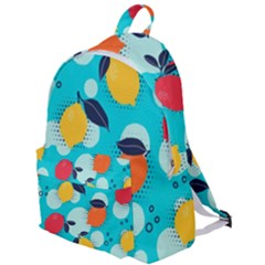 Pop Art Style Citrus Seamless Pattern The Plain Backpack by Amaryn4rt