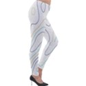 Abstract Colorful Topographic Map Design Vector Lightweight Velour Leggings View4