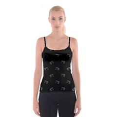Vintage Car Motif Print Pattern Spaghetti Strap Top by dflcprintsclothing